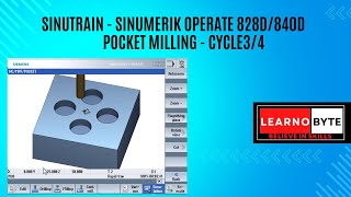 TUTORIALS - SIEMENS SHOPMILL- SINUMERIK  828D/840D -Getting Started CIRCULAR POCKET MILLING - MCALL