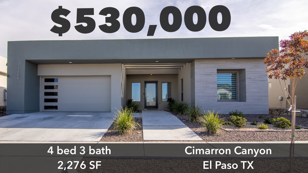 Beautiful Modern Home in Cimarron Canyon for Sale El Paso Texas YouTube