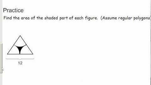 H-F Final Exam Review: Geometry Honors Chapter 11 Area.wmv