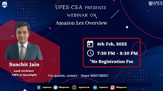 AWS Bootcamp: Amazon Lex Overview