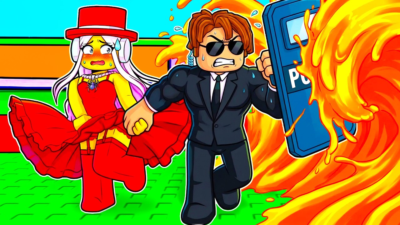 I hired bodyguards to SURVIVE The Lava TSUNAMI