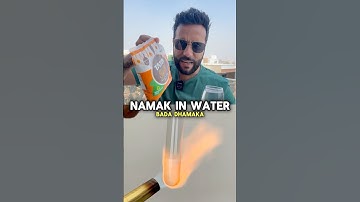 Namak se dhamaka 😱 I Science Experiment #ashusir #experiment #scienceandfun #ytshorts #shorts