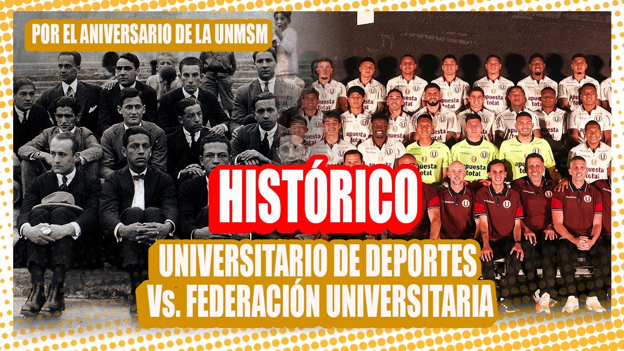 HISTÓRICO: Universitario se enfrentará a su casa madre, la UNMSM.