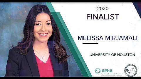 2020 NPCC FINALIST - MELISSA MIRJAMALI - UNIVERSIT...