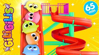 Slide Fun  Kids Songs | Cartoons & Baby Songs By Giligilis | NEW - Toddler Songs by Giligilis TV - Cartoons and Kids Songs 25,183 views 3 weeks ago 1 hour, 5 minutes