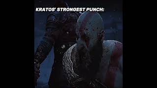 Kratos Punch vs Saitama Punch #shorts