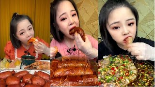 Chinese people eating - Street food - &quot;filter cake, shrimp, sausage&quot; #39