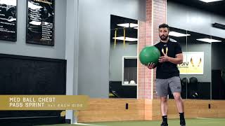 MB Chest Pass Sprint