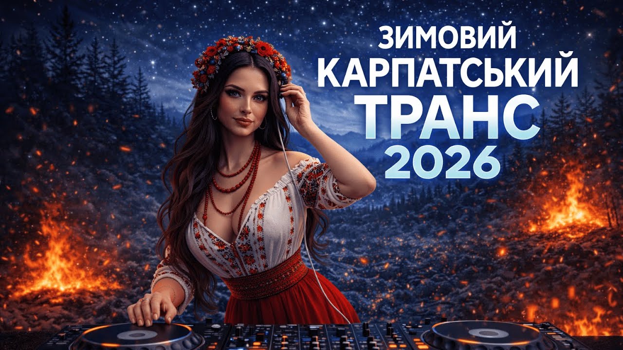 Зимовий Карпатський Транс 2026 🎄 DJ Verba | Ukrainian Electronic Folk