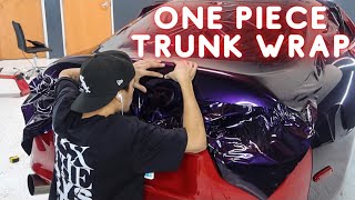 HARDEST TRUNK I'VE WRAPPED / NO SEAM (Toyota Supra MK4)