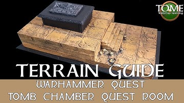 Making My Own Warhammer Quest Part Six- Tomb Chamber Quest Room Terrain Guide