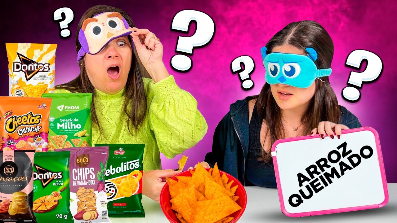 QUEM ACERTAR O SABOR DO SALGADINHO EXÓTICO VENCE! 