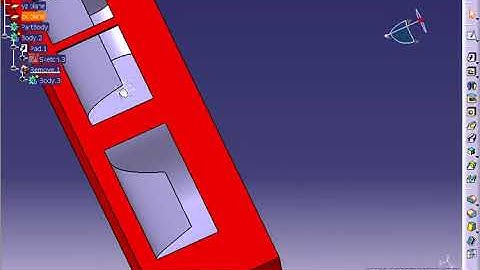 Catia V5 Tutorial 102   Boolean Remove Application