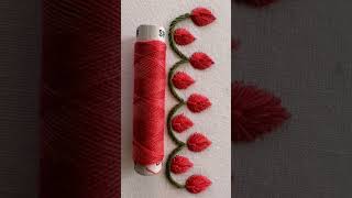 beautiful &amp; easy border embroidery designs #fashion #embroidery #handembroidery