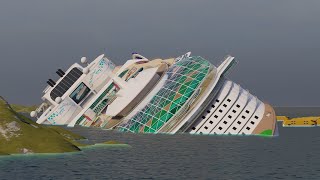 Wonder of the Seas sinks like Costa Concordia  - What if scenario