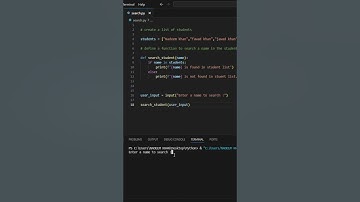 search element in a list - python tutorials