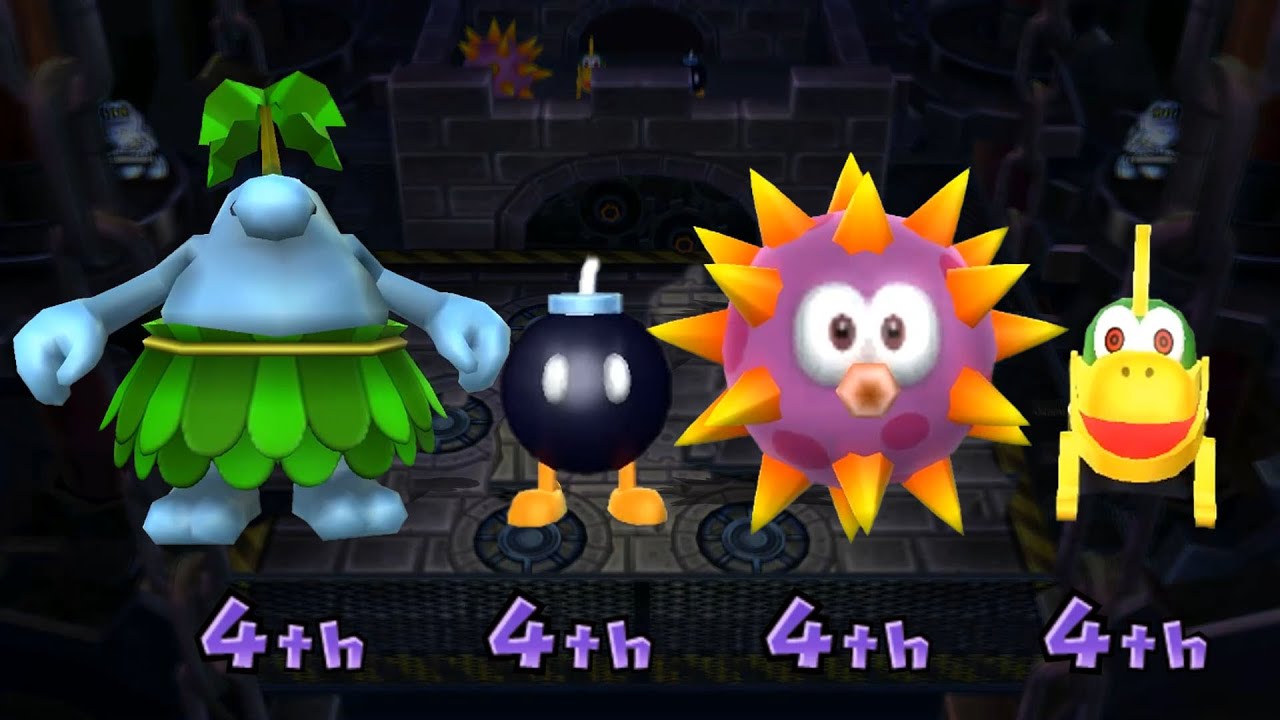 Mario Party 9 Minigame - Toad Vs Koopa Troopa Vs Shy Guy Vs Kamek