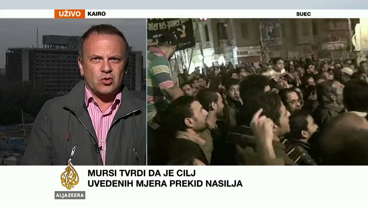 عدنان رونديتش يتحدث عن حالة الطوارئ في مصر - قناة الجزيرة البلقان