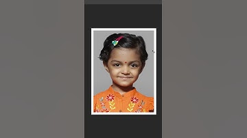How to set Passport size photo in Photoshop?