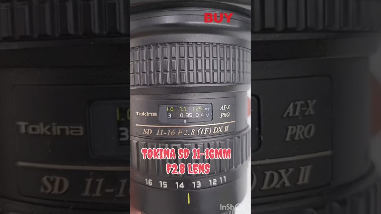Tokina 11-16mm DX II f/2.8 Lens Canon Mount | Perfect for Landscapes & Video...