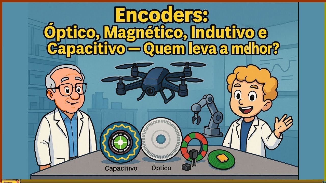 Encoders: Óptico, Magnético, Indutivo e Capacitivo — Quem leva a melhor?