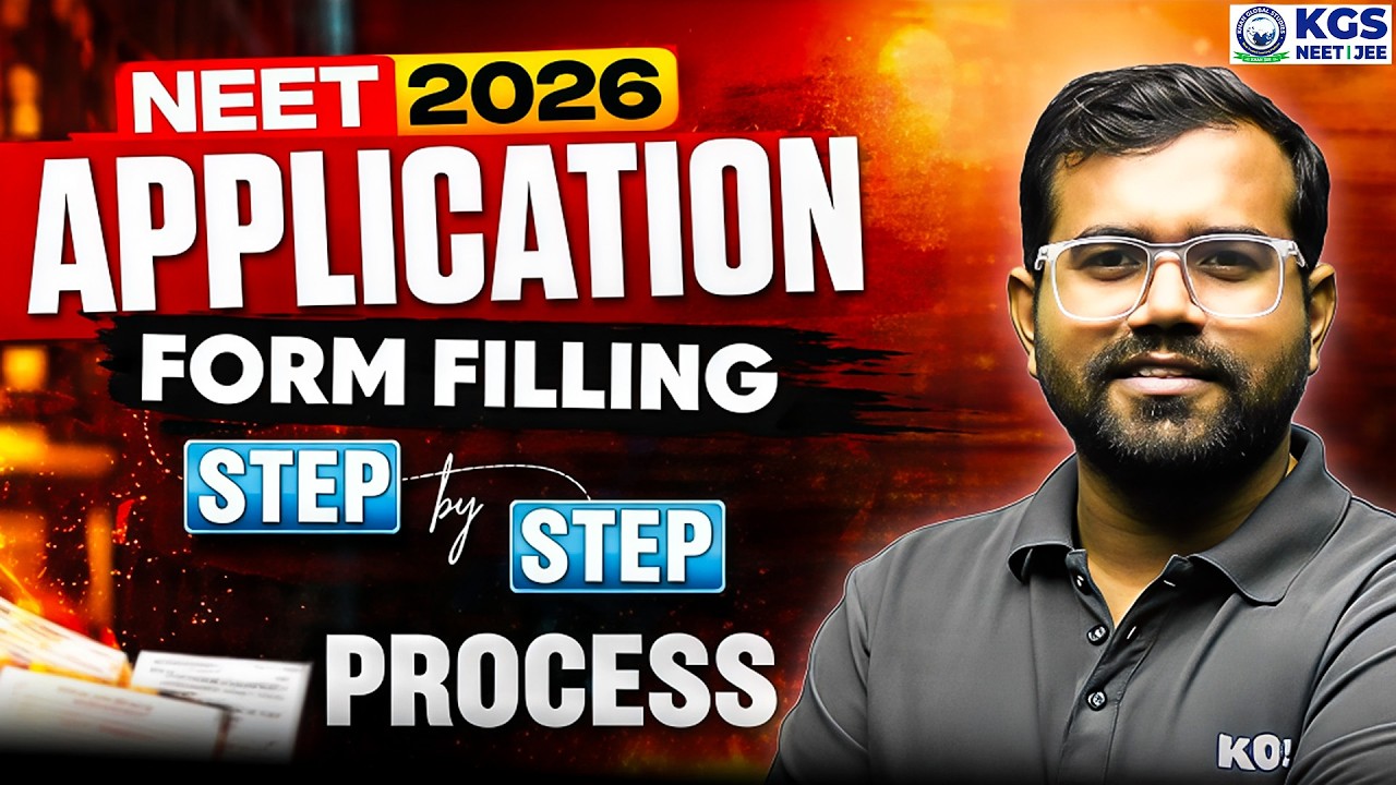 NEET Form Filling 2026 Step By Step | NEET 2026 Application Form 🚨 ...