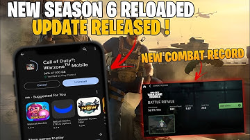 WARZONE MOBILE NEW SEASON 6 RELOADED UPDATE RELEASED || BIG OPTIMIZATION FOR ANDROID||