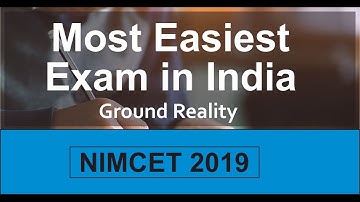 Most Easiest Exam in India ||Ground Reality || NIMCET 2019 Part- #1