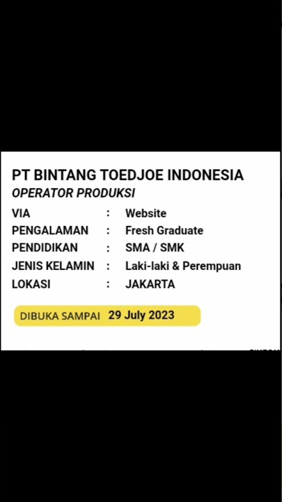 Download lagu Loker Pt.Bintang Toedjoe || via google form