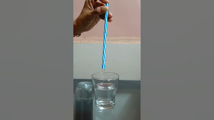 Science At Home|| Effect Of Atmospheric Experiment On Straw #shorts