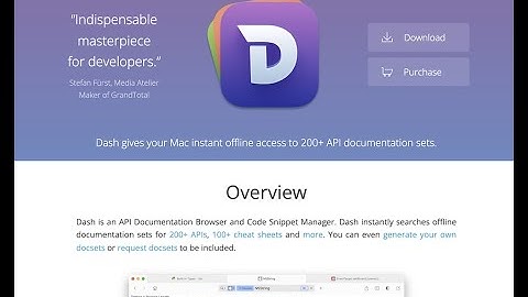 [Pretty Neat Tooling] Dash: Offline documentation for developers
