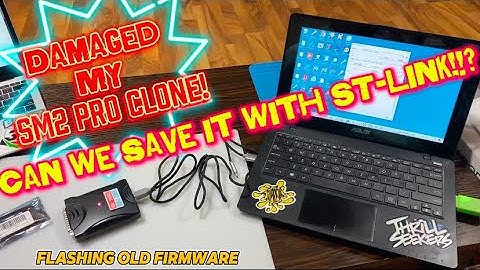 Bricked Scanmatik SM2 Pro, SAVED with ST-Link and old firmware.  DIY FULL PROCESS!