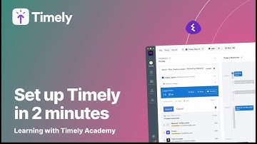 Set up Timely in 2 minutes