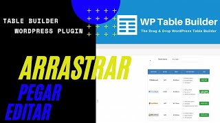 Wp Table Builder - El mejor Plugin de Wordpress para crear tablas🚀
