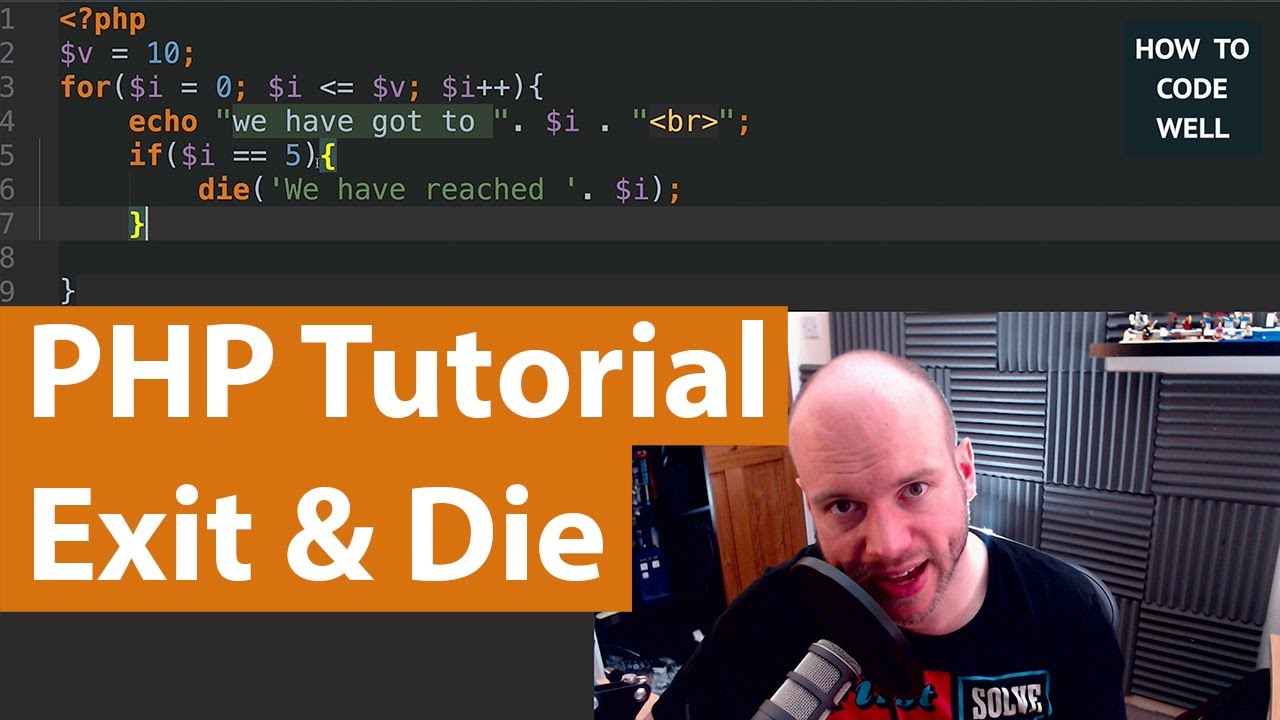 php die New 2022 PHP Tutorial Exit and Die | How to quit a PHP script