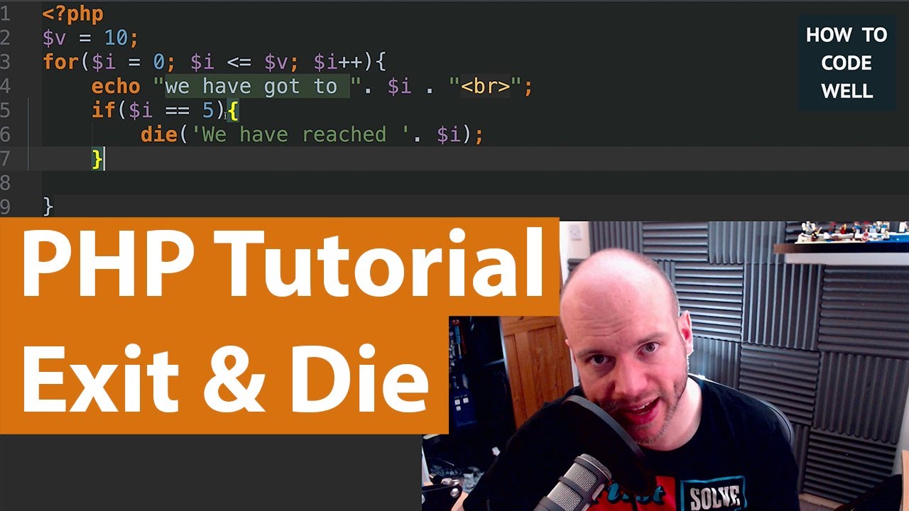 php exit  New  PHP Tutorial Exit and Die | How to quit a PHP script