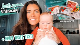 LITTLE SPOON UNBOXING + baby taste test! *not sponsored* // Little Spoon Honest Review