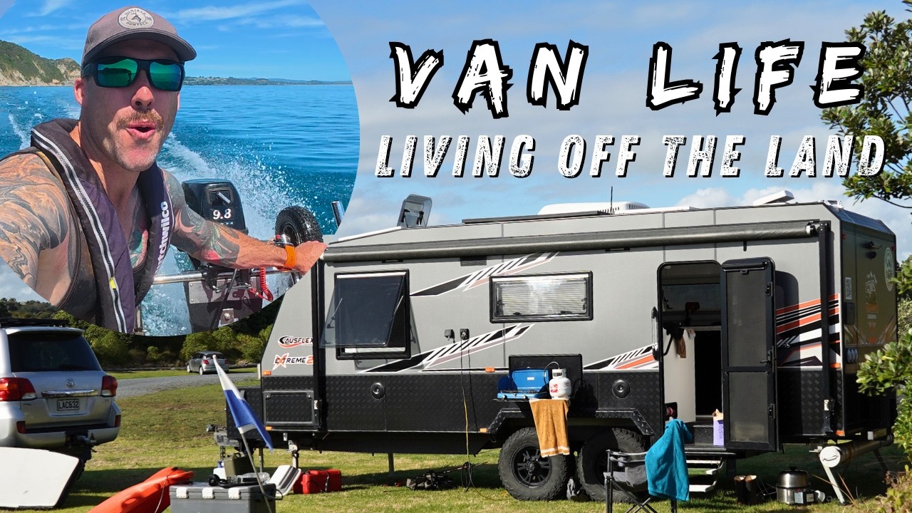 Solo Van Life - Seafood Gather & Dive - NZ Summer Beach Camping