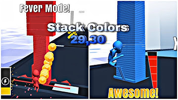 Stack Colors - All Levels Gameplay (29,30) Android, iOS  | Stack Colors gameplay with Gtg