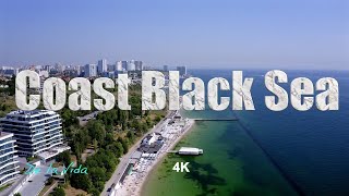 Одесса 2020. Пляжи Ланжерон и Большой фонтан.  Odessa- Coastline. 4K