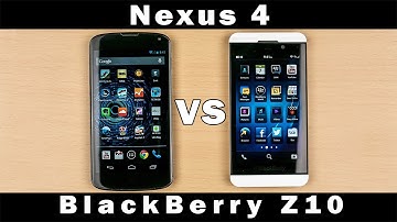 BlackBerry Z10 vs LG Nexus 4