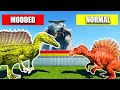 Modded SPINO vs ark creatures | Ark ascended