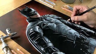 Drawing The Batman (Robert Pattinson) - Time-lapse | Artology