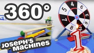 First Ever 360° Rube Goldberg Machine | Joseph's Machines