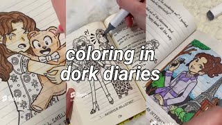 coloring in dork diaries books (compilation)