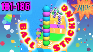 BALL STACKING gameplay  |Level #181 #182 #183 #184 #185 | #mobilegameroom