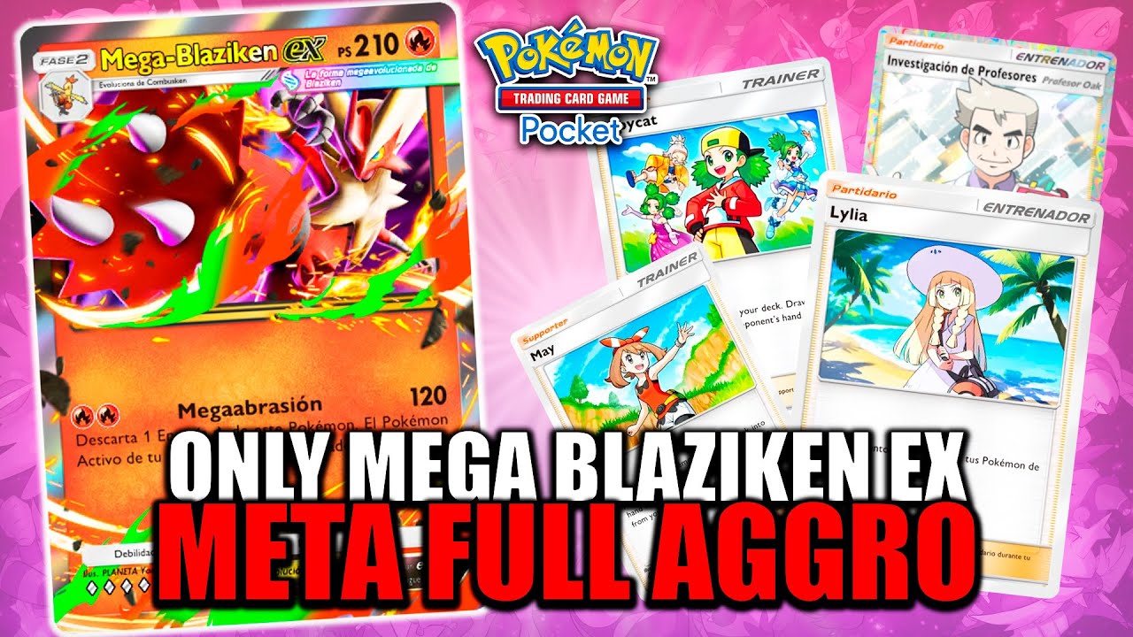 Este deck de MEGA BLAZIKEN EX gana SOLO 🔥 ¿El mejor mazo para rankeds ...
