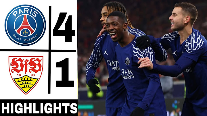 Psg Vs Stuttgart 4-1 || ousmane dembélé hattrick || Champions League Highlights 2025