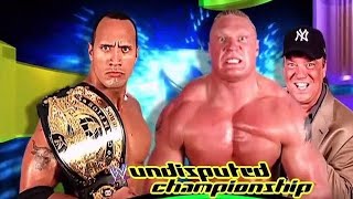 Full Match : The Rock vs. Brock Lesnar - WWE Undisputed Title Match : SummerSlam 2002