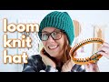 Loom Knit Hat (EASY Beginner Tutorial!)